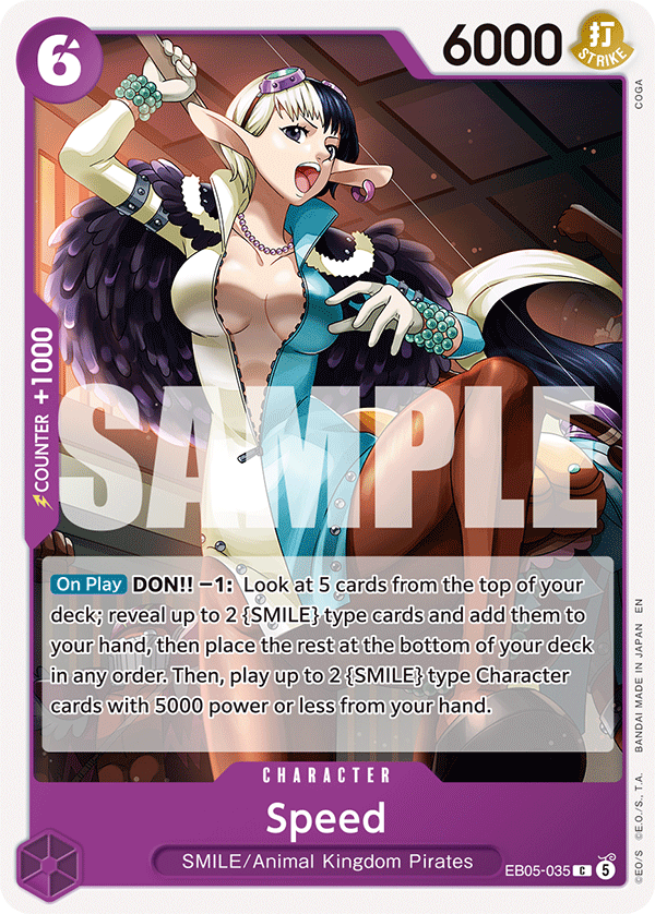 Speed One Piece TCG Card