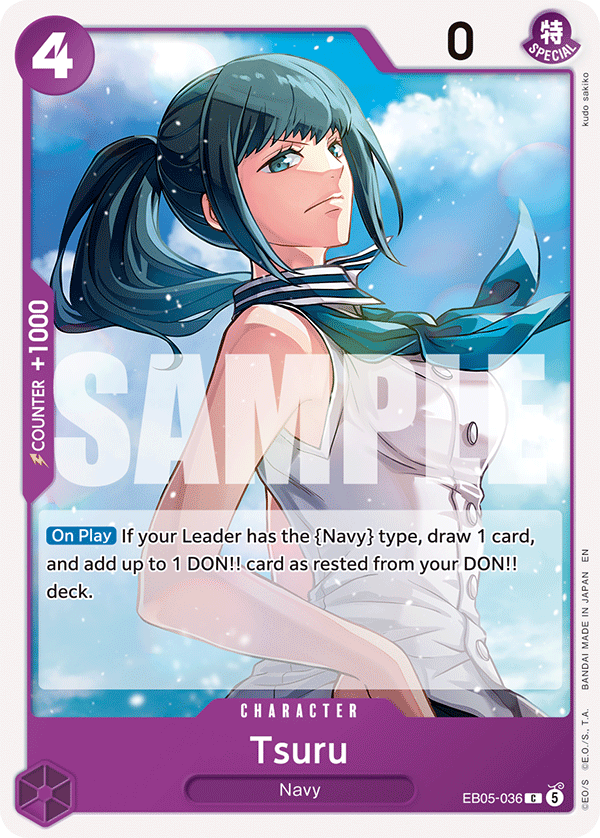 Tsuru One Piece TCG Card