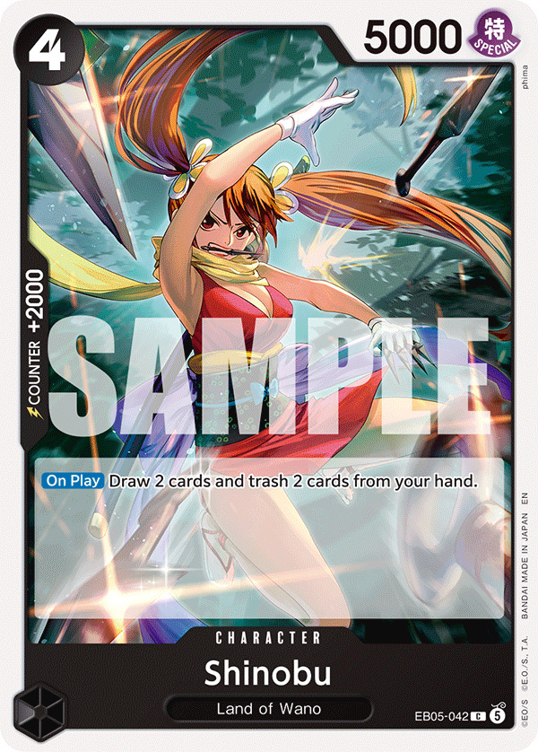 Shinobu One Piece TCG Card