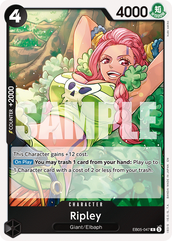 Ripley One Piece TCG Card