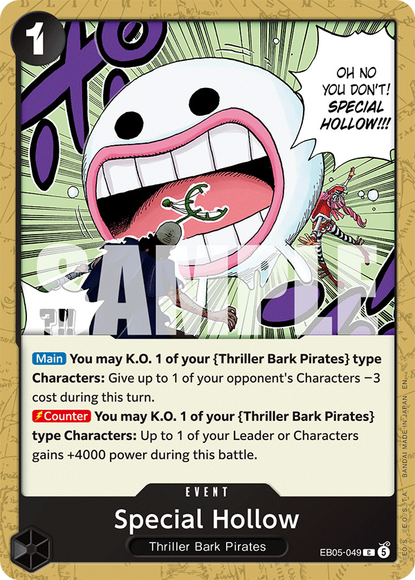 Special Hollow One Piece TCG Card