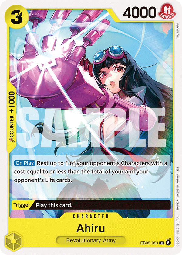 Ahiru One Piece TCG Card