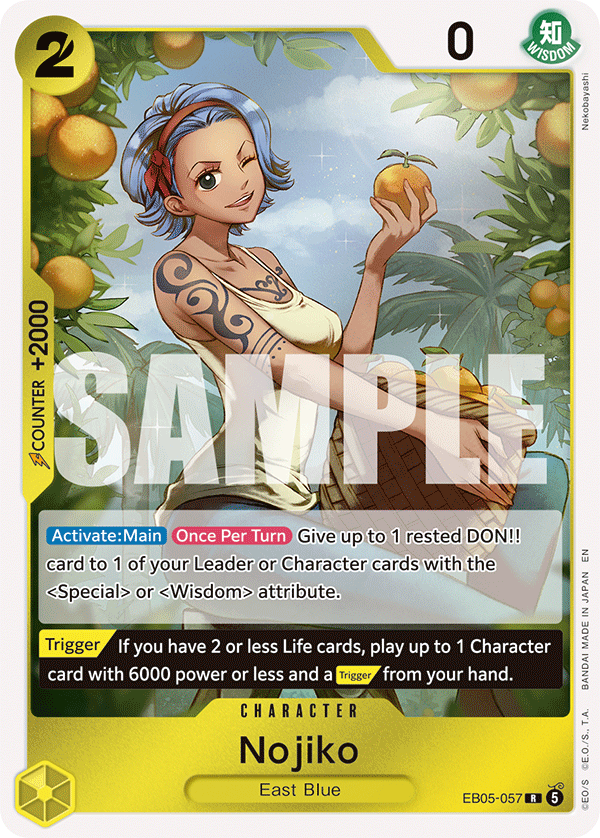 Nojiko One Piece TCG Card