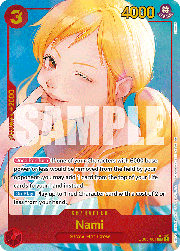 Nami One Piece TCG Card