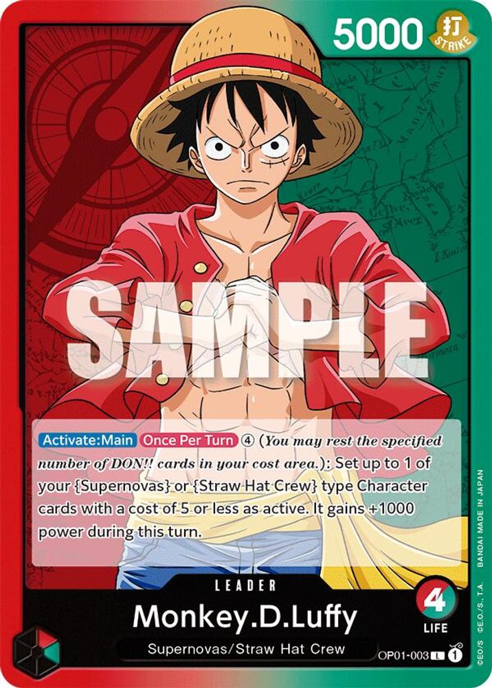Monkey.D.Luffy One Piece TCG Card