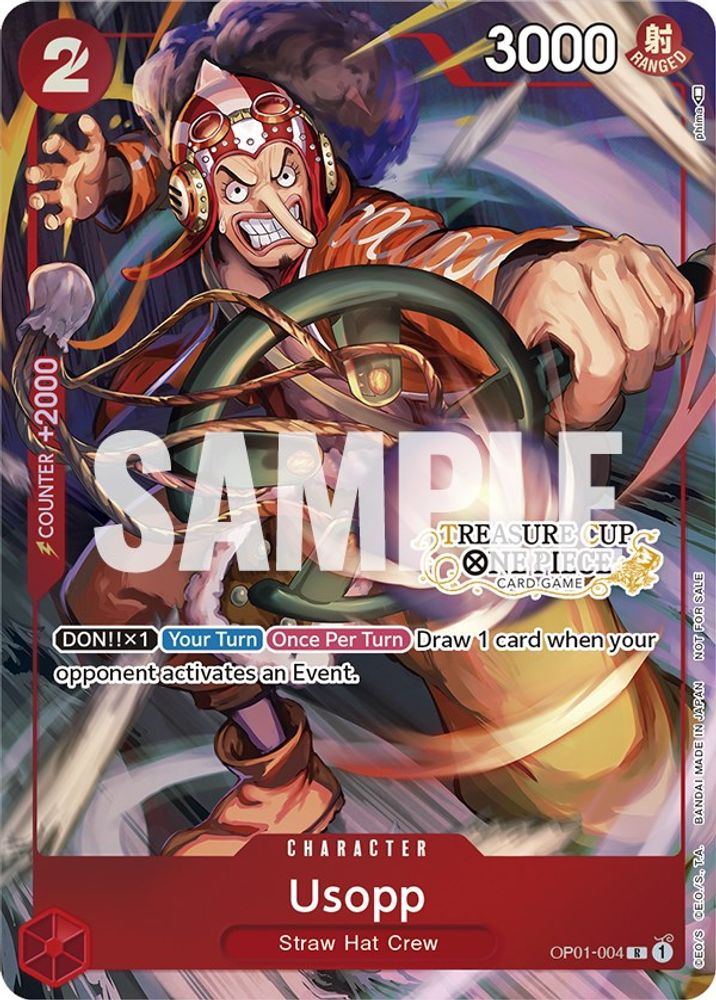 Usopp One Piece TCG Card