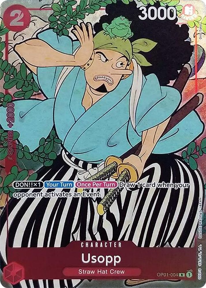Usopp One Piece TCG Card