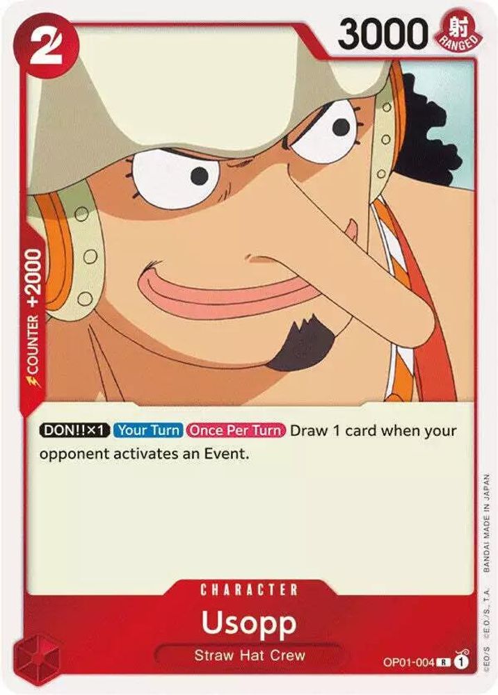 Usopp One Piece TCG Card