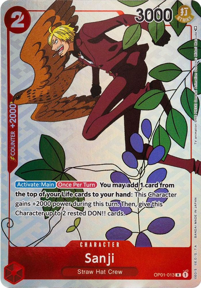 Sanji One Piece TCG Card