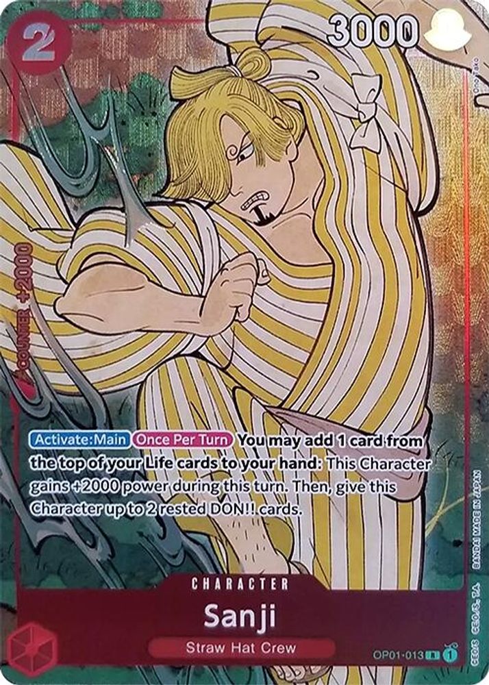 Sanji One Piece TCG Card