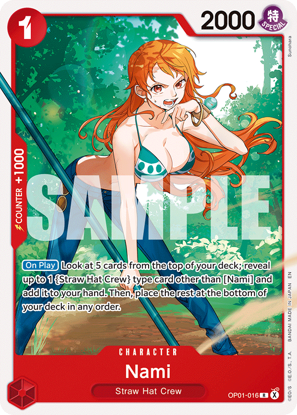 Nami One Piece TCG Card