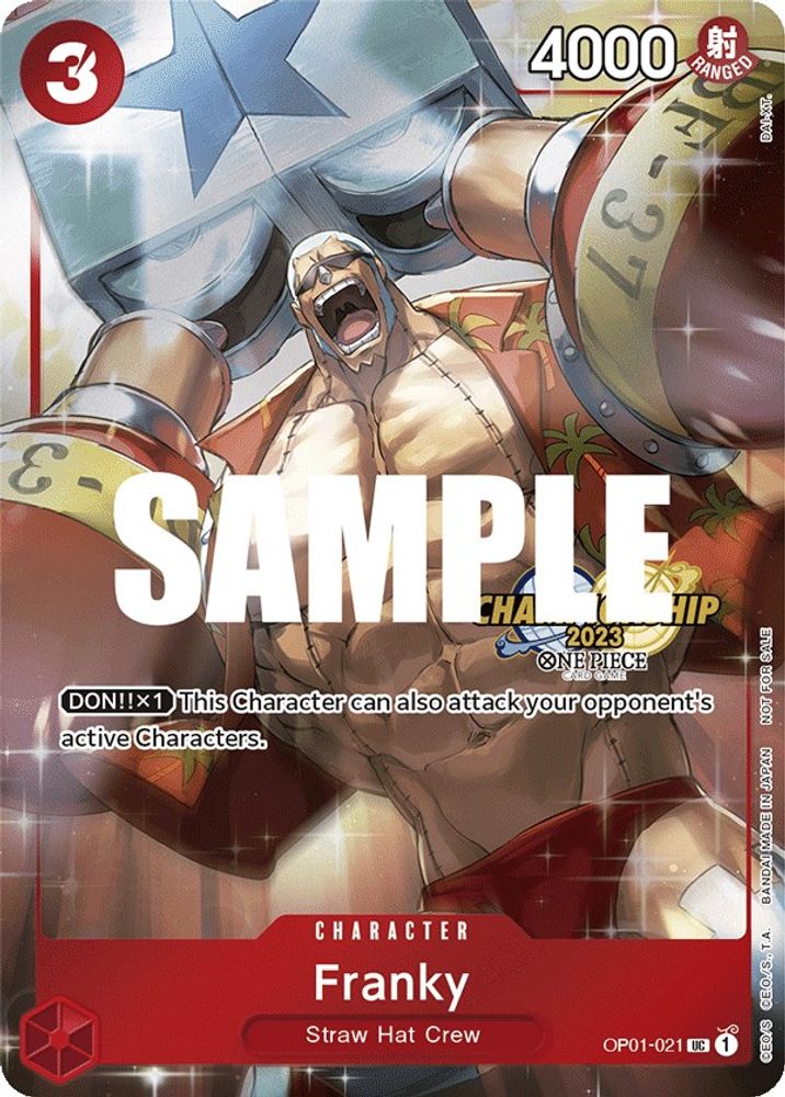 Franky One Piece TCG Card