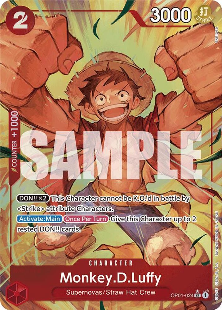 Monkey.D.Luffy One Piece TCG Card