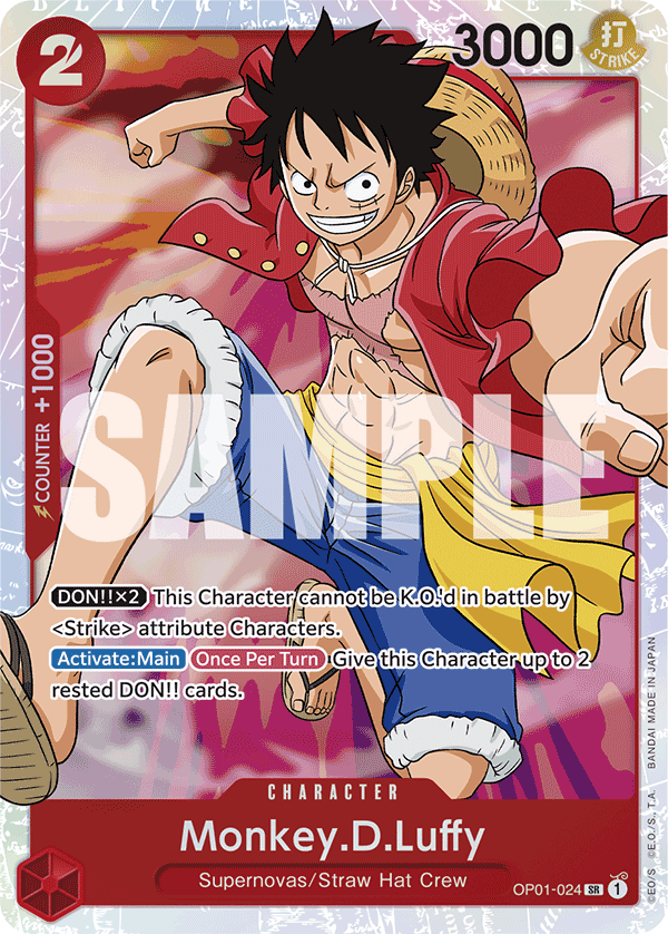 Monkey.D.Luffy One Piece TCG Card
