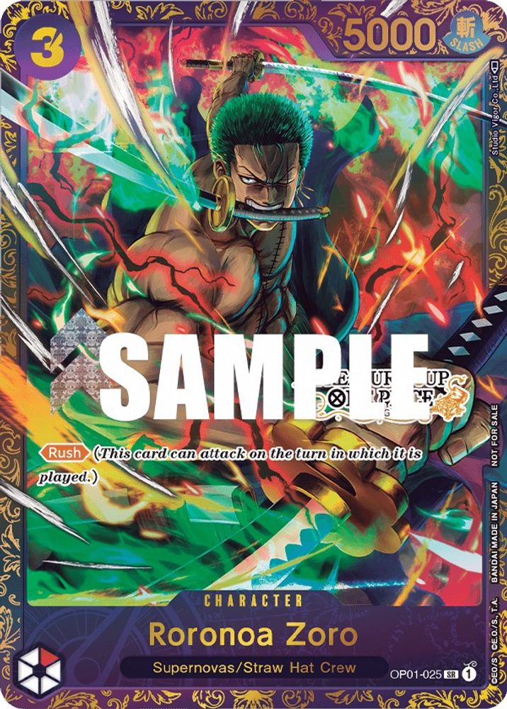 Roronoa Zoro One Piece TCG Card