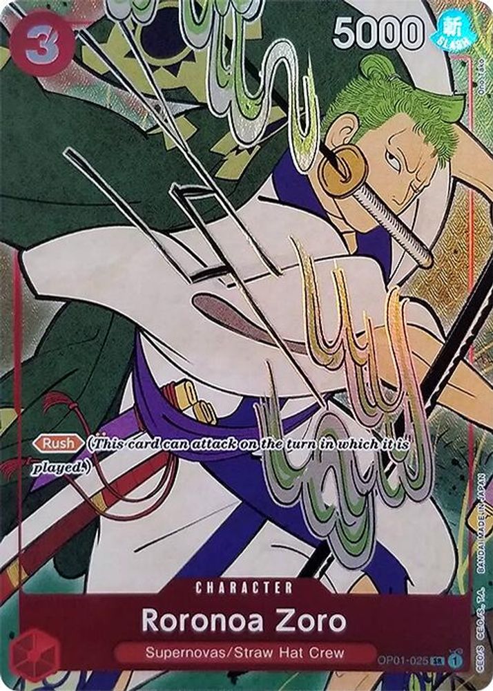 Roronoa Zoro One Piece TCG Card