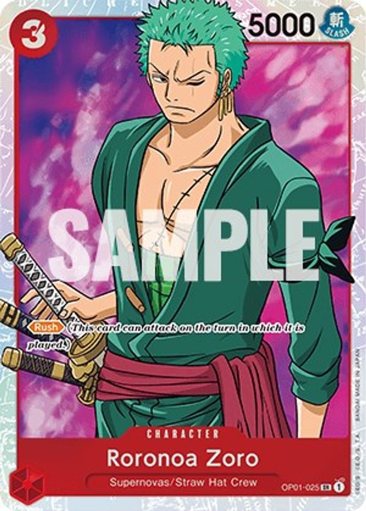 Roronoa Zoro One Piece TCG Card