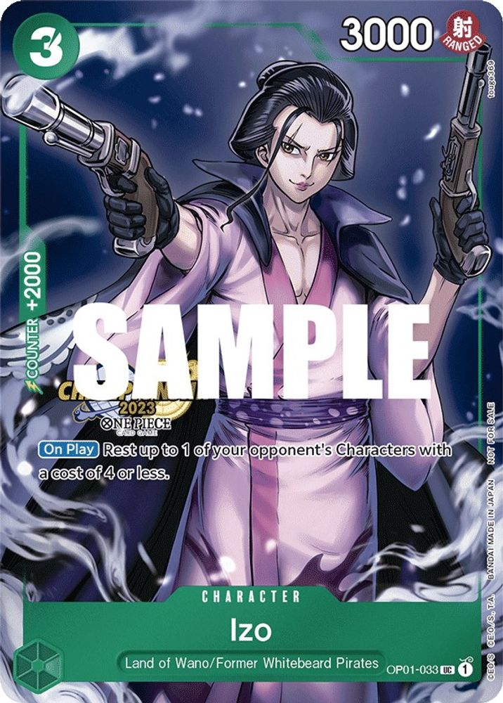 Izo One Piece TCG Card