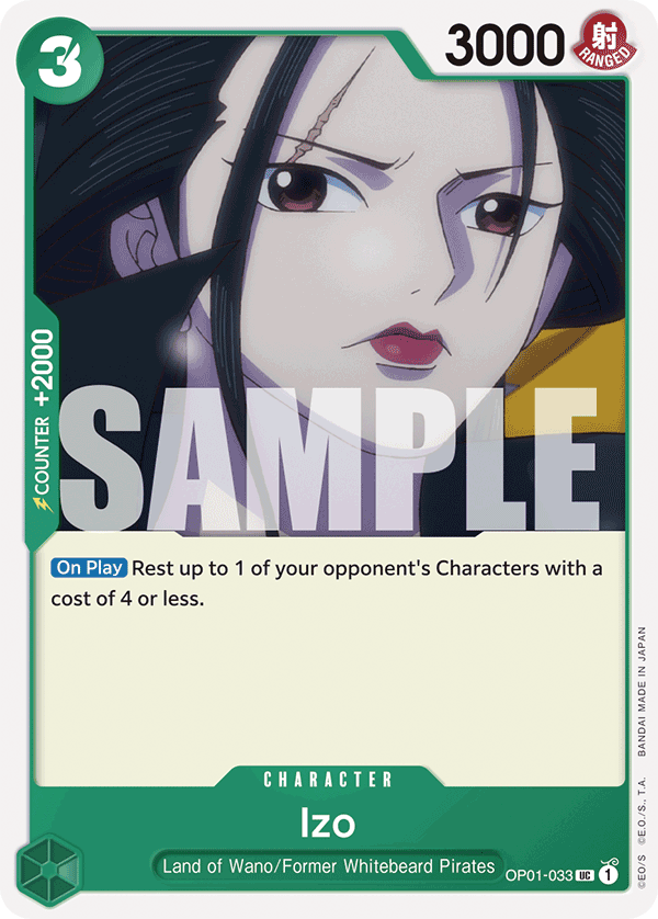 Izo One Piece TCG Card