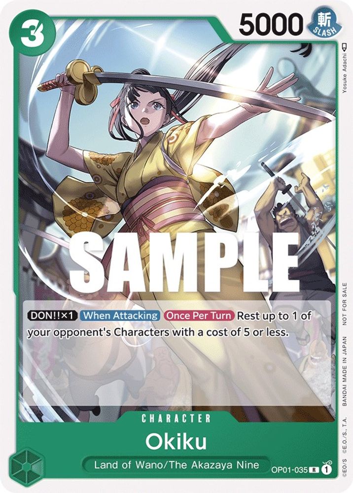Okiku One Piece TCG Card