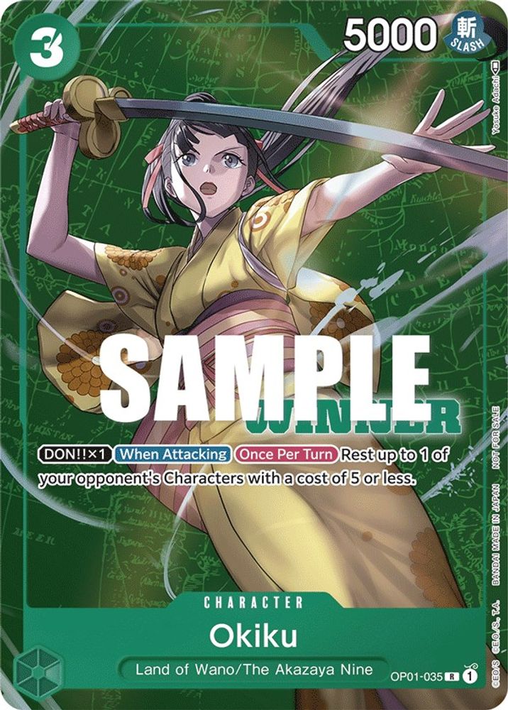 Okiku One Piece TCG Card