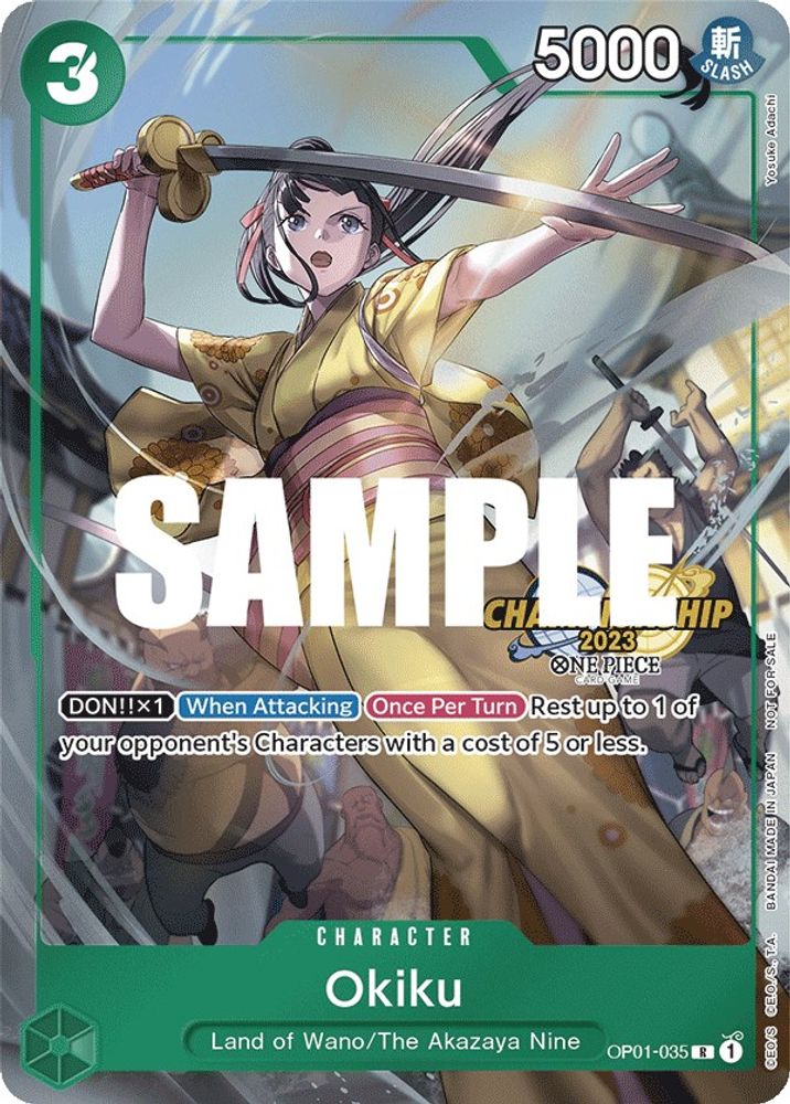 Okiku One Piece TCG Card