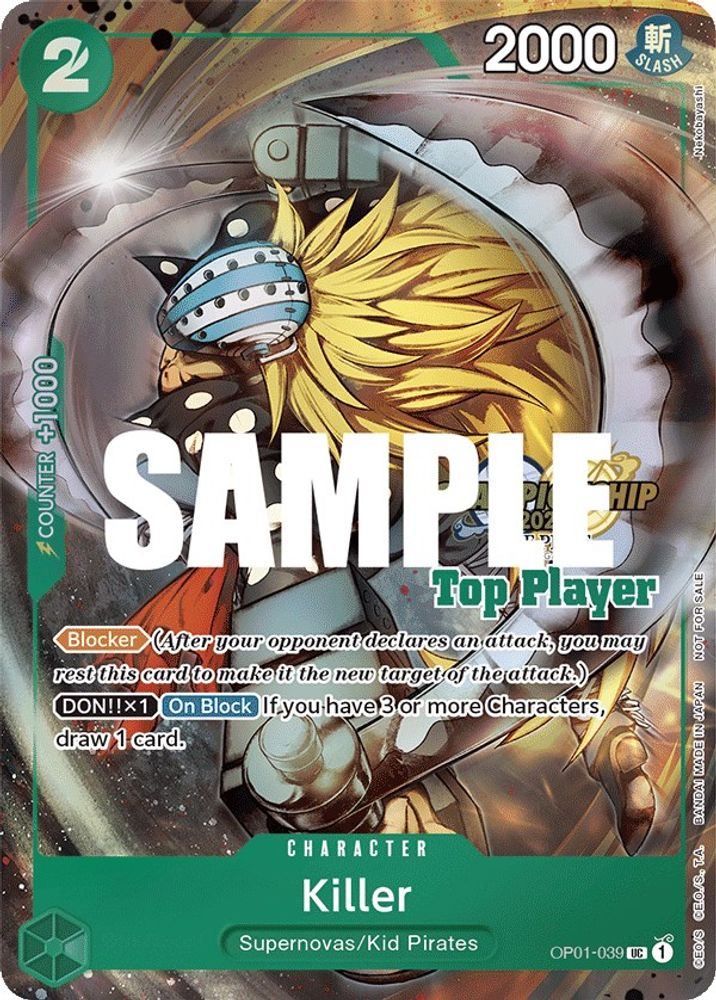Killer One Piece TCG Card