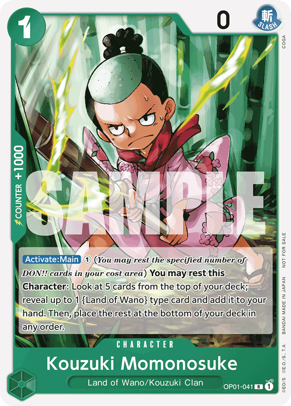 Kouzuki Momonosuke (Parallel) One Piece TCG Card
