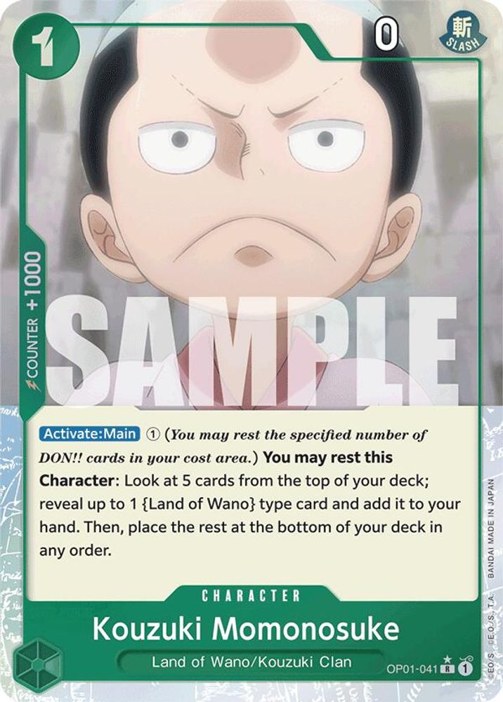 Kouzuki Momonosuke One Piece TCG Card