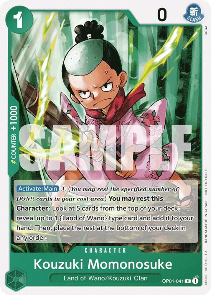 Kouzuki Momonosuke One Piece TCG Card