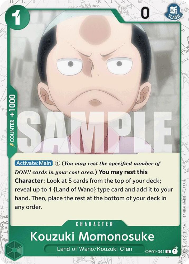Kouzuki Momonosuke One Piece TCG Card