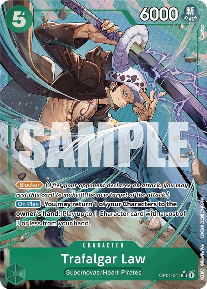 Trafalgar Law One Piece TCG Card