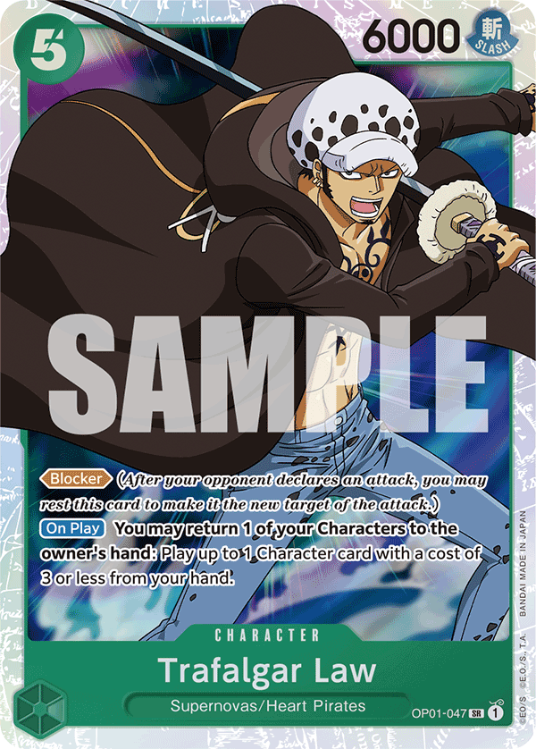 Trafalgar Law One Piece TCG Card