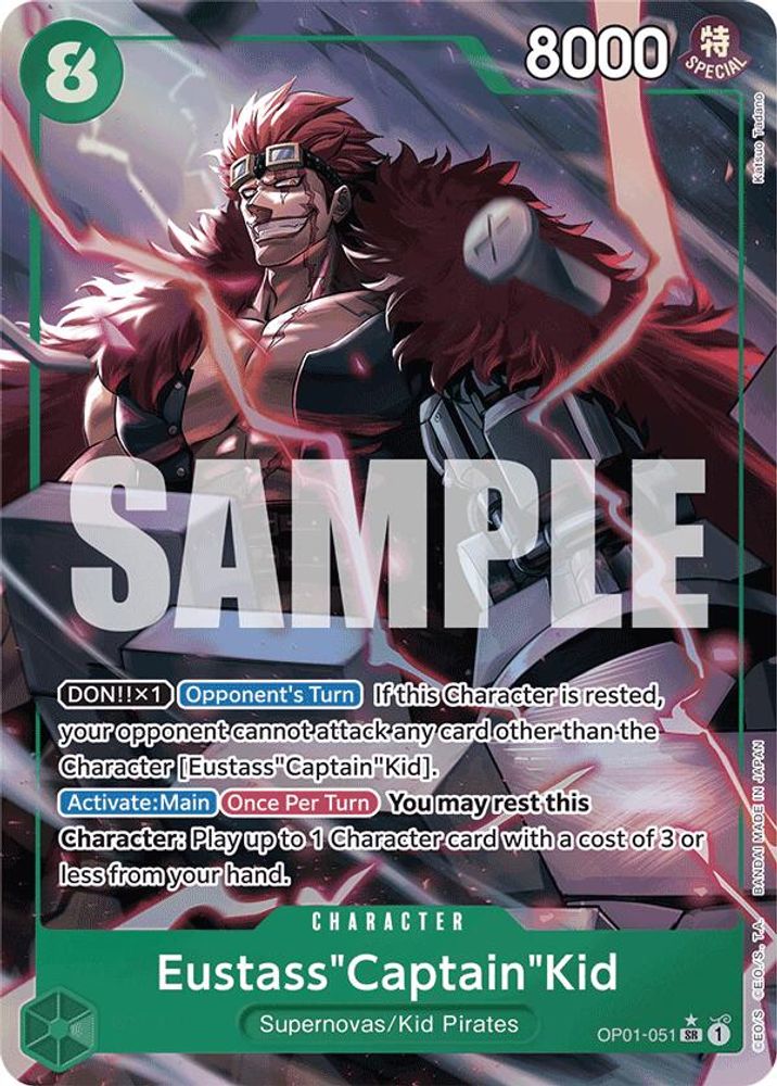 Eustass"Captain"Kid One Piece TCG Card