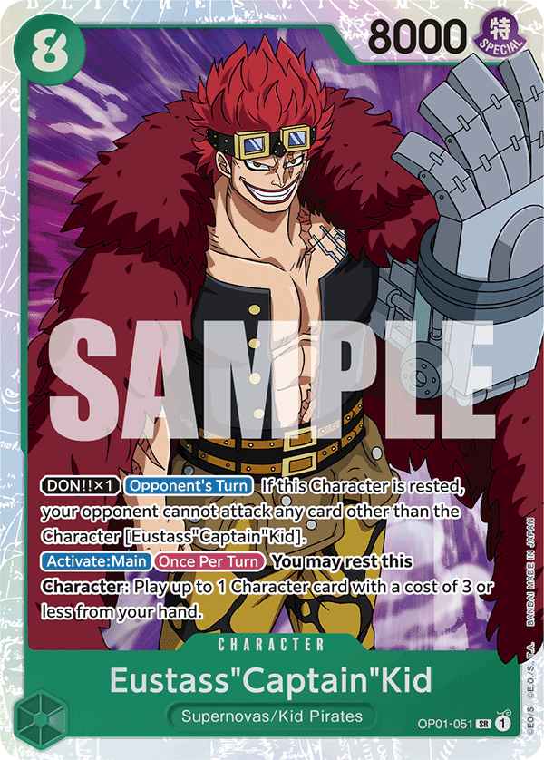 Eustass"Captain"Kid One Piece TCG Card