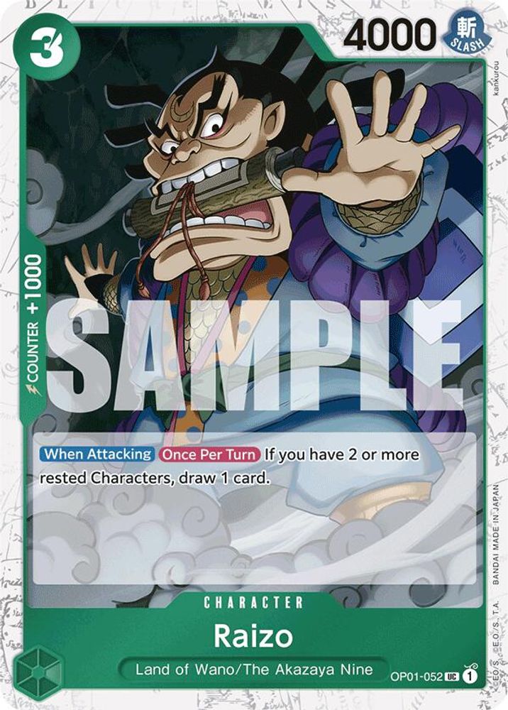 Raizo One Piece TCG Card