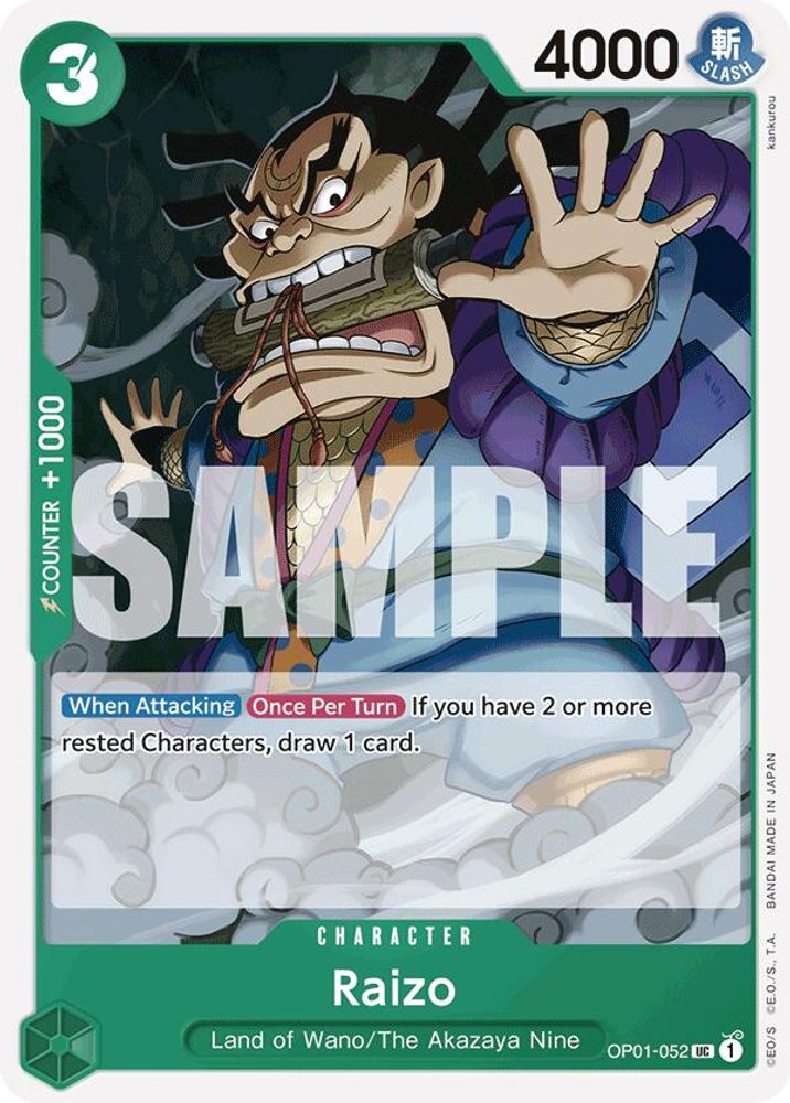 Raizo One Piece TCG Card