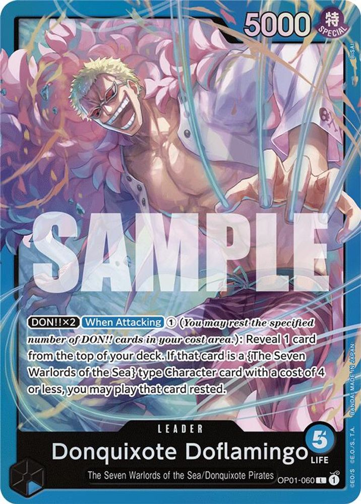 Donquixote Doflamingo One Piece TCG Card