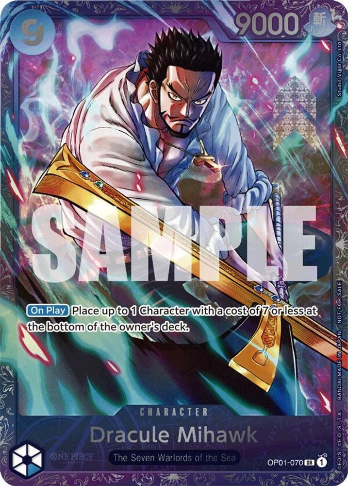 Dracule Mihawk One Piece TCG Card
