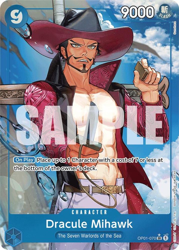 Dracule Mihawk One Piece TCG Card