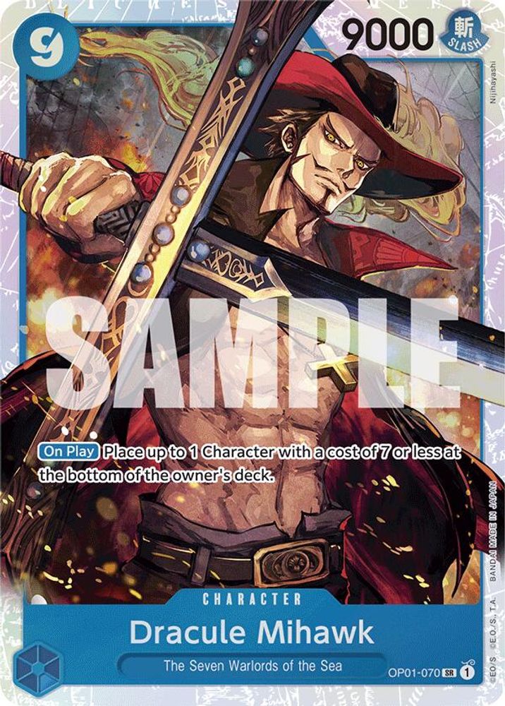 Dracule Mihawk One Piece TCG Card