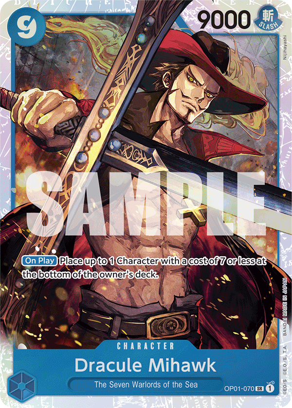 Dracule Mihawk One Piece TCG Card
