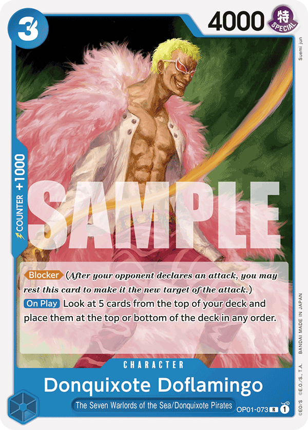 Donquixote Doflamingo One Piece TCG Card