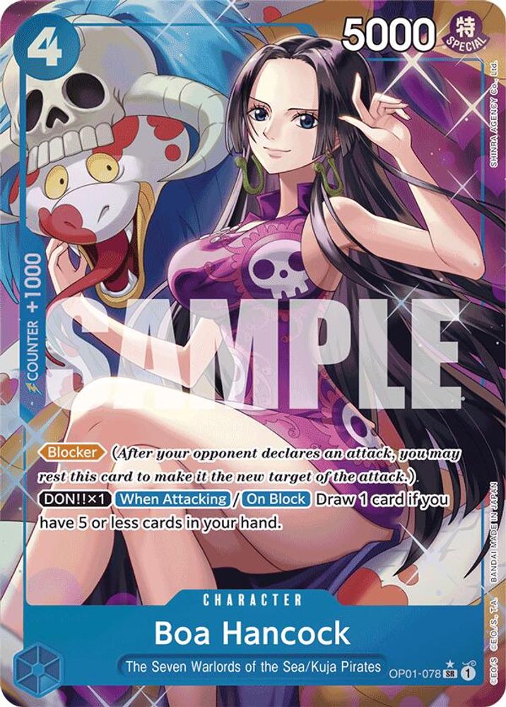 Boa Hancock One Piece TCG Card