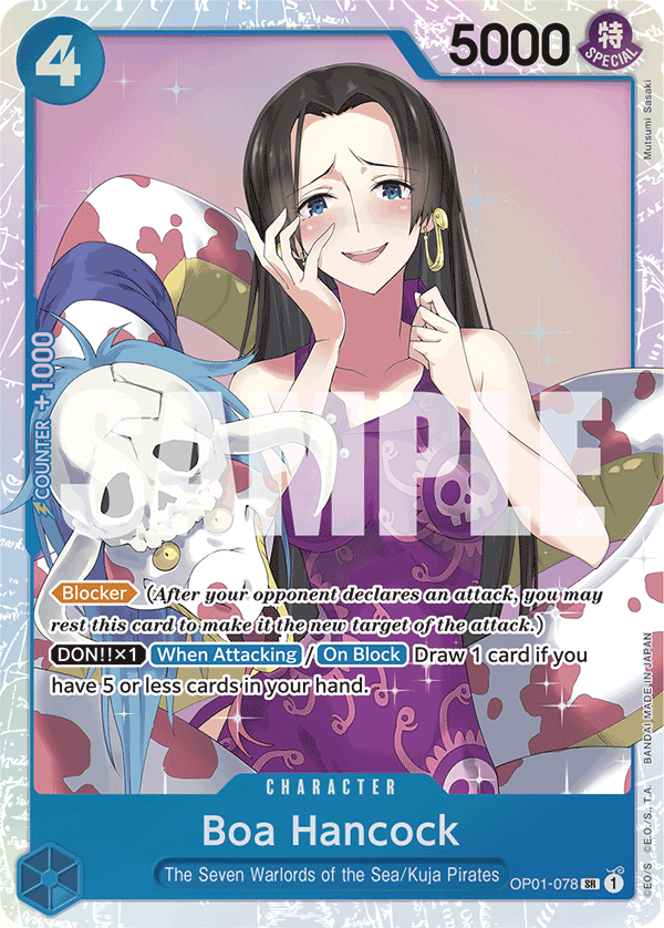 Boa Hancock One Piece TCG Card