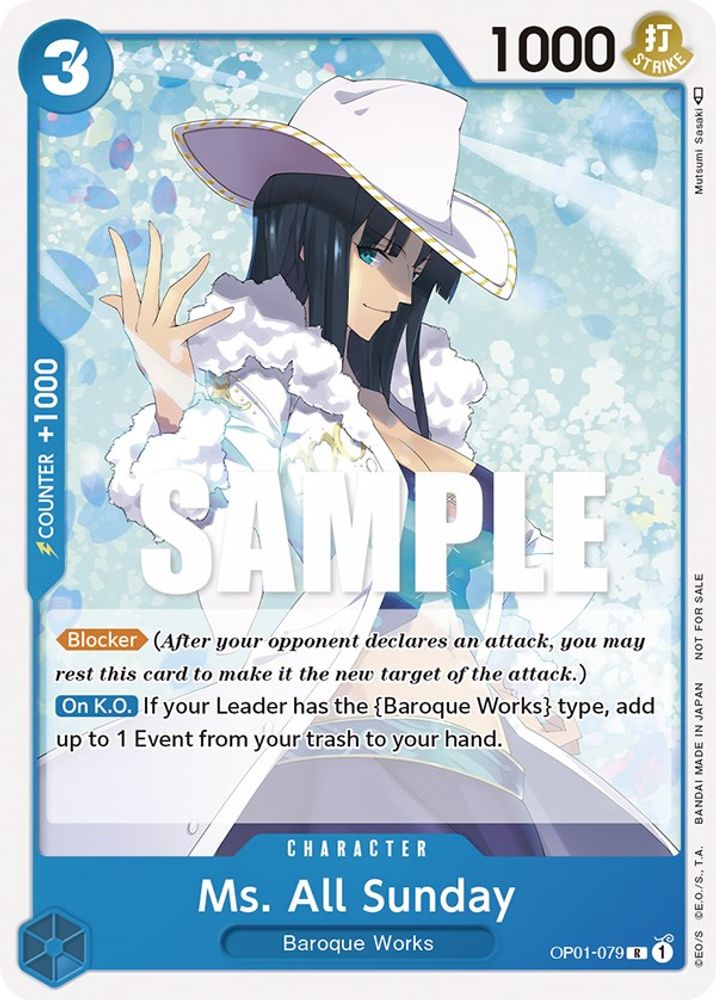 Ms. All Sunday One Piece TCG Card