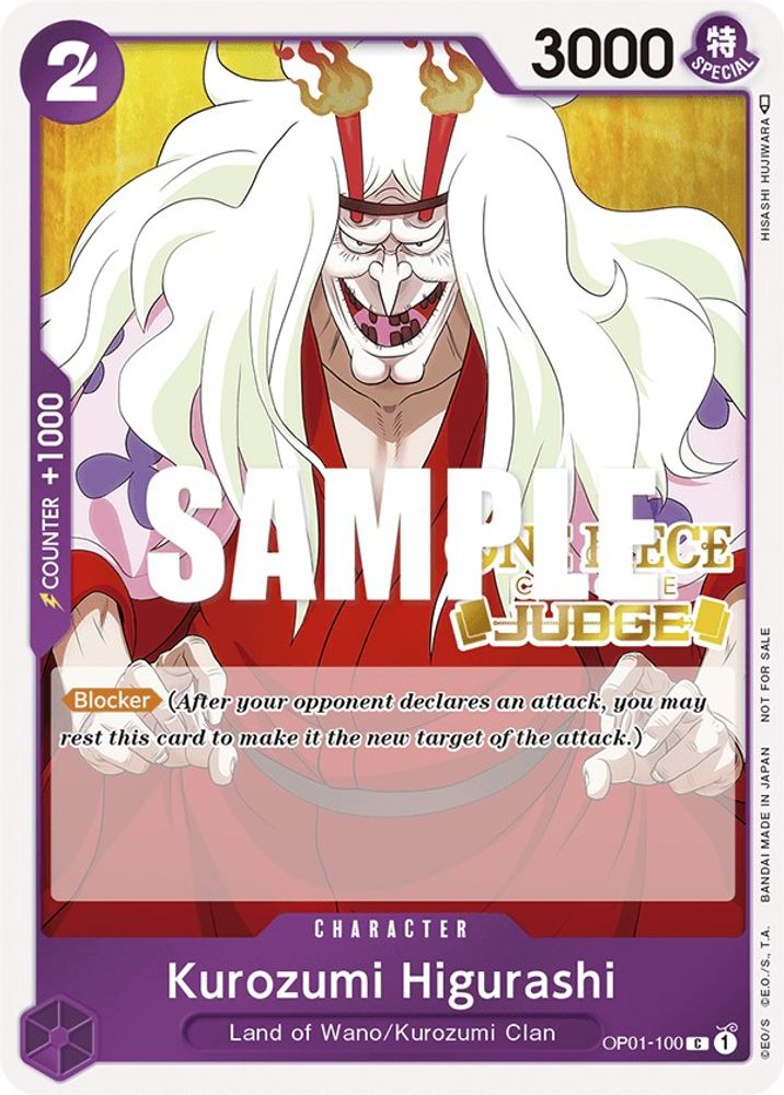 Kurozumi Higurashi One Piece TCG Card