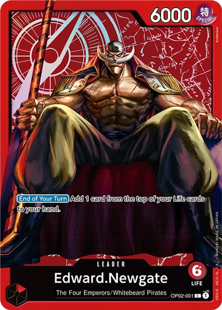 Edward.Newgate One Piece TCG Card