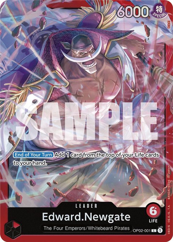 Edward.Newgate One Piece TCG Card