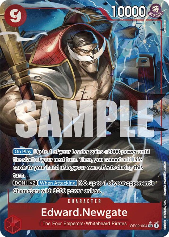 Edward.Newgate One Piece TCG Card